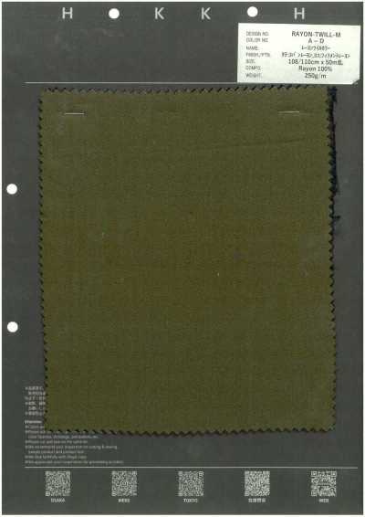 Rayon-Twill-Farbe