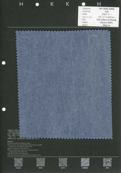 NY-DOB-IDWS Nylon-Dobby Indigo-Beschichtung X-Wash-Finish