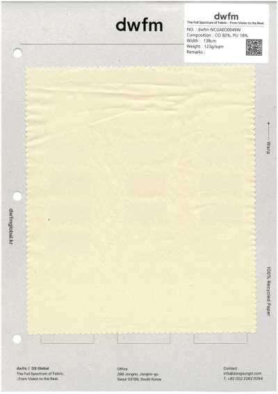 DWFM-NCGAED0049W PU-beschichteter Baumwollbreitstoff
