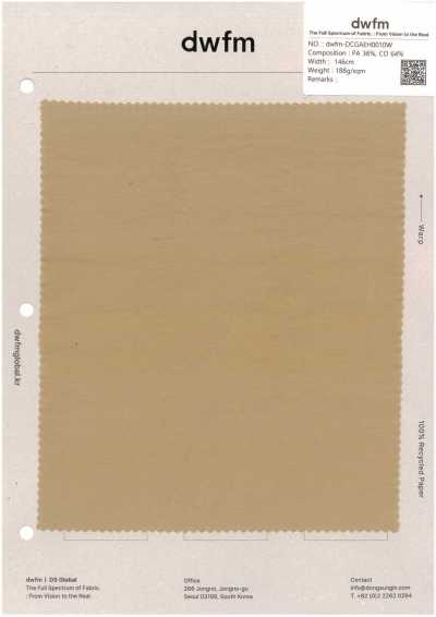 DWFM-DCGAEH0010W Nylon-Baumwoll-Twill Mit Hoher Fadenzahl