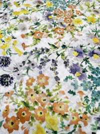 DP-3560-1 60 Rasen Digitaldruck Vintage Feel II Aquarell Kleine Blumen[Textilgewebe] HOKKOH Unterfoto