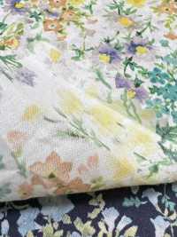 DP-3560-1 60 Rasen Digitaldruck Vintage Feel II Aquarell Kleine Blumen[Textilgewebe] HOKKOH Unterfoto