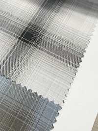 4SG023(3) Recyceltes Polyester-Ombre-Karo[Textilgewebe] Chambray Unterfoto