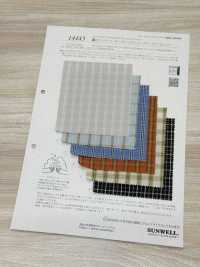 14443 Polyester/Bio-Baumwoll-Popeline Mini-Karo[Textil / Stoff] SUNWELL Weitere Fotos