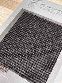 1015550 Bishu 1/14 Nebliger Woll-Hahnentritt[Textil / Stoff] Takisada Weitere Fotos
