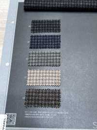 1015550 Bishu 1/14 Nebliger Woll-Hahnentritt[Textil / Stoff] Takisada Weitere Fotos