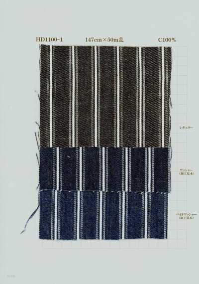 HD11000-1 Hickory-Streifen-Denim 9 Unzen
