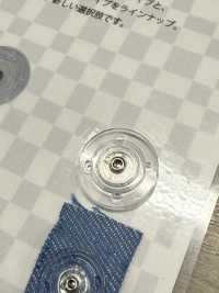 KSP-100 Federdruckknopf, Acryltyp, Farbe KLAR[Druckknopf] Koutoku Button Unterfoto