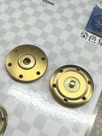 KSP-200 Metallischer Federdruckknopf[Druckknopf] Koutoku Button Unterfoto