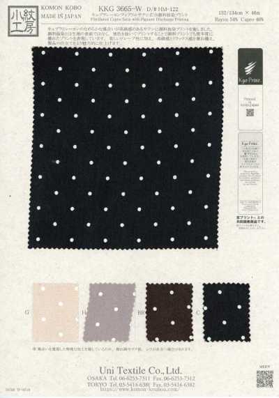 KKG3665-W-HM-122 Cupro-Rayon-Fibril-Satin Breitware Pigment-Discharge-Druck