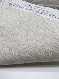 KKF1330-W-1 Krepp-Jacquard[Textil / Stoff] Uni Textile (Komon Kobo) Weitere Fotos