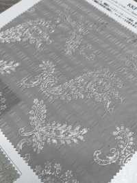 KKF8583-W-1 Seersucker-Jacquard[Textilien / Stoffe] Uni Textile (Komon Kobo) Weitere Fotos
