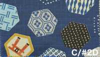 AP65102 Japanischer Cool-Print-Dobby (Gerollter Ballen)[Textil / Stoff] COSMO TEXTILE Weitere Fotos