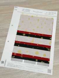 AP65802 Merry Christmas GOLD-Druck Bettwäsche (Rolle)[Textil / Stoff] COSMO TEXTILE Weitere Fotos
