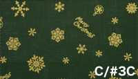 AP65802 Merry Christmas GOLD-Druck Bettwäsche (Rolle)[Textil / Stoff] COSMO TEXTILE Weitere Fotos