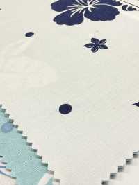AP65804 Tropischer Blumenprint T/C-Kernzwirn (Rolle)[Textil / Stoff] COSMO TEXTILE Weitere Fotos