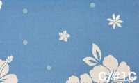AP65804 Tropischer Blumenprint T/C-Kernzwirn (Rolle)[Textil / Stoff] COSMO TEXTILE Weitere Fotos