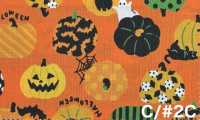 SP6515 HAPPY HALLOWEEN Druck bettwäsche (Rolle)[Textilien / Stoffe] COSMO TEXTILE Weitere Fotos