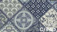 SP6580 Überfärbter Blumenprint Bettwäsche (Rolle)[Textilien / Stoffe] COSMO TEXTILE Weitere Fotos