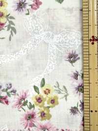 RU2530 RURU BOUQUET Rosenkranz-Print bettwäsche (Rolle)[Textilien / Stoffe] COSMO TEXTILE Weitere Fotos