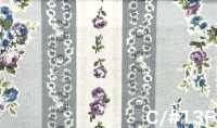RU2530 RURU BOUQUET Rosenkranz-Print bettwäsche (Rolle)[Textilien / Stoffe] COSMO TEXTILE Weitere Fotos