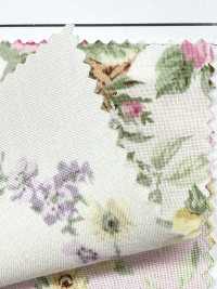 RU2530 RURU BOUQUET Rosenkranz-Print bettwäsche (Rolle)[Textilien / Stoffe] COSMO TEXTILE Weitere Fotos