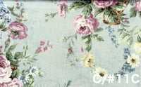 RU2530 RURU BOUQUET Rosenkranz-Print bettwäsche (Rolle)[Textilien / Stoffe] COSMO TEXTILE Weitere Fotos