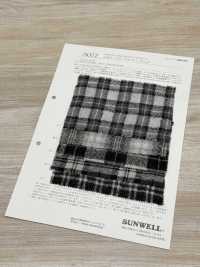 76372 2/48 Wollgaze Mit Einfarbigem Karomuster[Textilien / Stoffe] SUNWELL Weitere Fotos