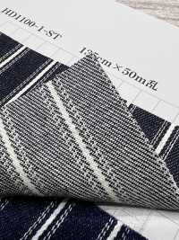 HD1100-1-ST 9 Oz Baumwoll-Denim[Textil / Stoff] Yoshiwa Textile Weitere Fotos