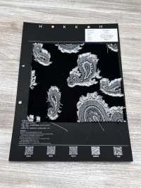 5-1410-1 Geschnittener Jacquard-Paisley[Textilien / Stoffe] HOKKOH Weitere Fotos