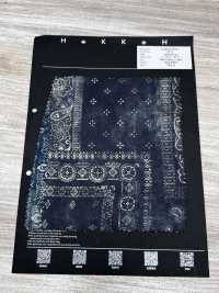 5-SILK-PT2-1 14-Momme-Seidentwill Bandana Patchwork[Textilien / Stoffe] HOKKOH Weitere Fotos