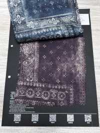 5-SILK-PT2-1 14-Momme-Seidentwill Bandana Patchwork[Textilien / Stoffe] HOKKOH Weitere Fotos