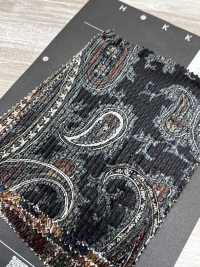 5025-1373-1 Baumwoll-Viskose-Dobby-Cord mit Paisley-Muster[Textilien / Stoffe] HOKKOH Weitere Fotos
