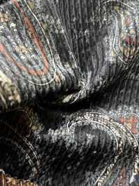 5025-1373-1 Baumwoll-Viskose-Dobby-Cord mit Paisley-Muster[Textilien / Stoffe] HOKKOH Weitere Fotos