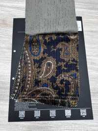 5025-1373-1 Baumwoll-Viskose-Dobby-Cord mit Paisley-Muster[Textilien / Stoffe] HOKKOH Weitere Fotos