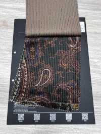 5025-1373-1 Baumwoll-Viskose-Dobby-Cord mit Paisley-Muster[Textilien / Stoffe] HOKKOH Weitere Fotos