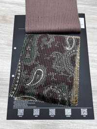 5025-1373-1 Baumwoll-Viskose-Dobby-Cord mit Paisley-Muster[Textilien / Stoffe] HOKKOH Weitere Fotos