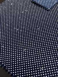 5-WABASH-DRL Indigo-Entladungsdruck Polka Dots/Bandana/gepunktetes Karomuster/Fliegende Raute[Textilien / Stoffe] HOKKOH Weitere Fotos