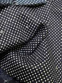 5-WABASH-DRL Indigo-Entladungsdruck Polka Dots/Bandana/gepunktetes Karomuster/Fliegende Raute[Textilien / Stoffe] HOKKOH Weitere Fotos