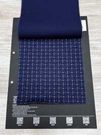 5-WABASH-DRL Indigo-Entladungsdruck Polka Dots/Bandana/gepunktetes Karomuster/Fliegende Raute[Textilien / Stoffe] HOKKOH Weitere Fotos
