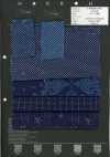 5-WABASH-DRL Indigo-Entladungsdruck Polka Dots/Bandana/gepunktetes Karomuster/Fliegende Raute