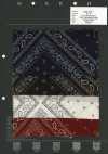 5026-310-1 Bandana-Stoff Off Clip, mehrfarbiges Bandana-Muster