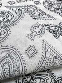 5026-1330-1 Bandana-Stoff Off-Discharge-Druck Trump Paisley[Textilien / Stoffe] HOKKOH Weitere Fotos
