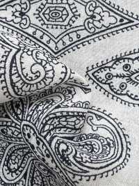 5026-1330-1 Bandana-Stoff Off-Discharge-Druck Trump Paisley[Textilien / Stoffe] HOKKOH Weitere Fotos