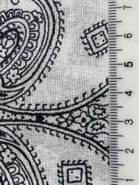 5026-1330-1 Bandana-Stoff Off-Discharge-Druck Trump Paisley[Textilien / Stoffe] HOKKOH Weitere Fotos