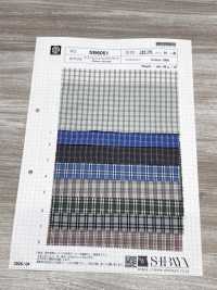 SB6051 Bio-Mini-Karo-Popeline mit Waschfinish[Textilien / Stoffe] SHIBAYA Weitere Fotos