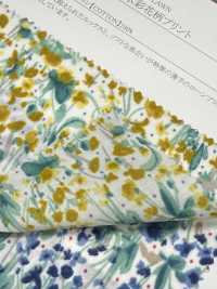 28129 60er-Einfachgarn-Batist mit Aquarell-Blumenprint[Textilien / Stoffe] SUNWELL Weitere Fotos