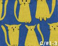 850615 Baumwoll-Leinen-Canvas: Freunde der Streunerkatzen[Textilien / Stoffe] VANCET Weitere Fotos