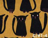 850615 Baumwoll-Leinen-Canvas: Freunde der Streunerkatzen[Textilien / Stoffe] VANCET Weitere Fotos