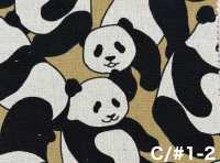 850617 Baumwoll-Leinen-Canvas Panda World[Textilien / Stoffe] VANCET Weitere Fotos